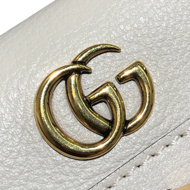 グッチ GUCCI バンブー6連キーケース 658636 アイボリー レザー レディース キーケース