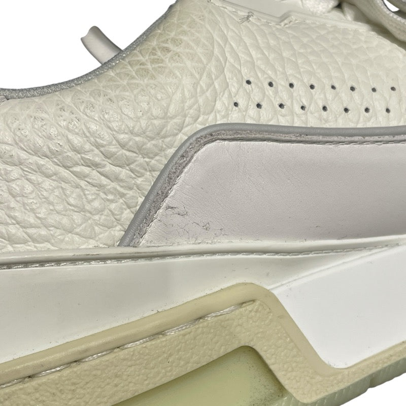 ルイ・ヴィトン LOUIS VUITTON トレイナーローカット 1A8WAU ホワイト レザー メンズ スニーカー