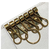 グッチ GUCCI バンブー6連キーケース 658636 アイボリー レザー レディース キーケース