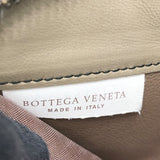ボッテガ・ヴェネタ BOTTEGA VENETA イントレチャート　ロングウォレット グレー レザー ユニセックス 長財布