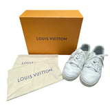 ルイ・ヴィトン LOUIS VUITTON トレイナーローカット 1A8WAU ホワイト レザー メンズ スニーカー