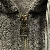 ルイ・ヴィトン LOUIS VUITTON モノグラム総柄テリーコットンジップアップパーカー HPY41W ブラック コットン メンズ パーカー