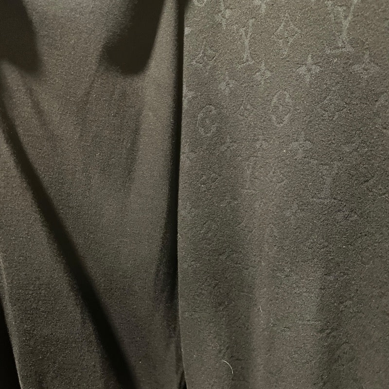 ルイ・ヴィトン LOUIS VUITTON モノグラム総柄テリーコットンジップアップパーカー HPY41W ブラック コットン メンズ パーカー