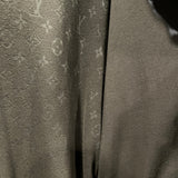 ルイ・ヴィトン LOUIS VUITTON モノグラム総柄テリーコットンジップアップパーカー HPY41W ブラック コットン メンズ パーカー