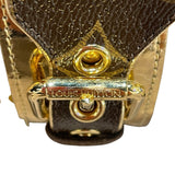 ルイ・ヴィトン LOUIS VUITTON ボンディアラインフラット MA0138 ゴールド PVC メンズ サンダル