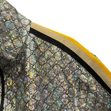 グッチ GUCCI GG総柄メタリックブルゾン シルバー ナイロン メンズ ブルゾン