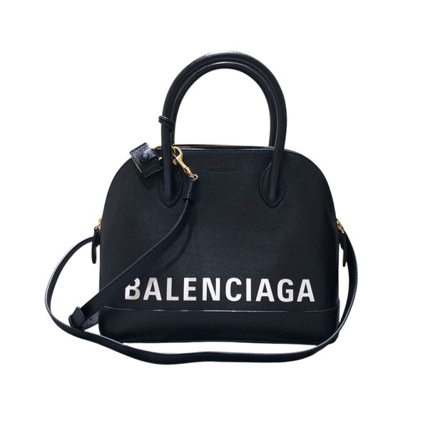 バレンシアガ BALENCIAGA ヴァルトップ ハンドS 550645 ブラック レザー レディース ハンドバッグ