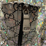 グッチ GUCCI GG総柄メタリックブルゾン シルバー ナイロン メンズ ブルゾン