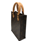 ルイ・ヴィトン LOUIS VUITTON プティットサックプラ M69442 ブラウン PVC レディース ショルダーバッグ