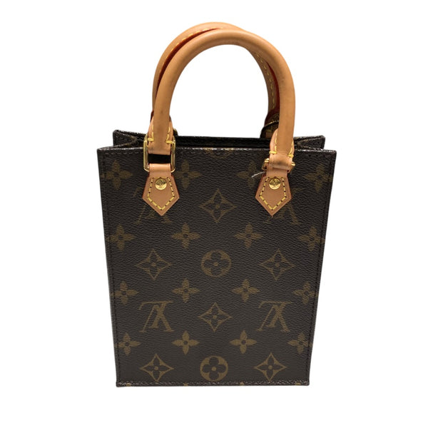 ルイ・ヴィトン LOUIS VUITTON プティットサックプラ M69442 ブラウン PVC レディース ショルダーバッグ