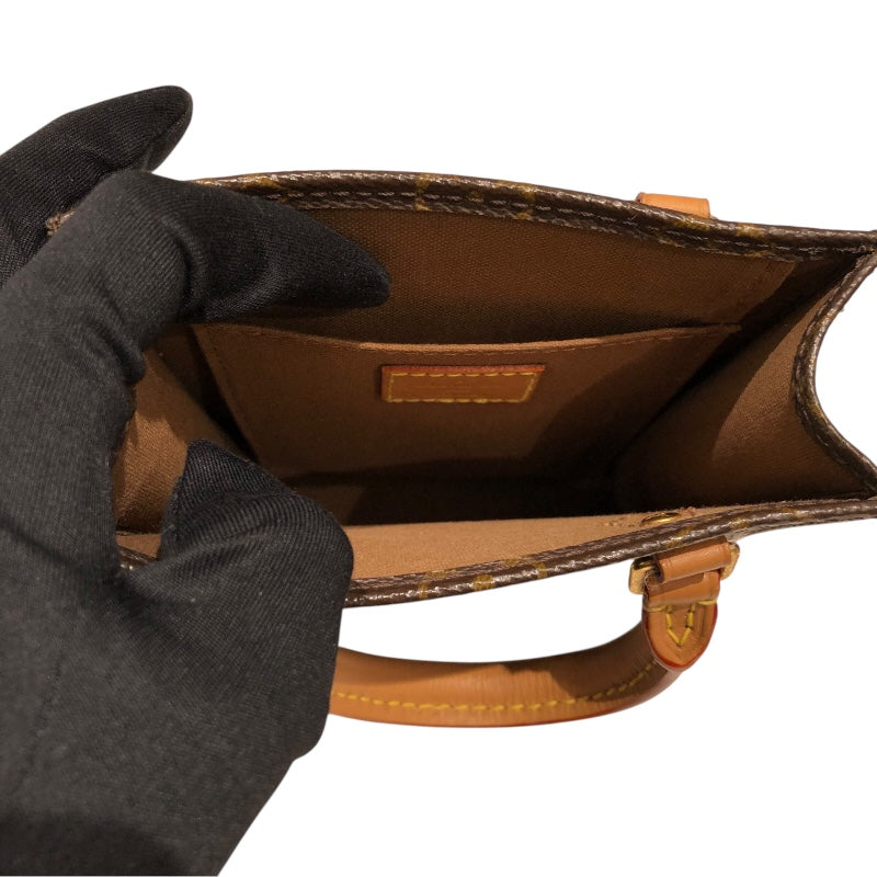 ルイ・ヴィトン LOUIS VUITTON プティットサックプラ M69442 ブラウン PVC レディース ショルダーバッグ