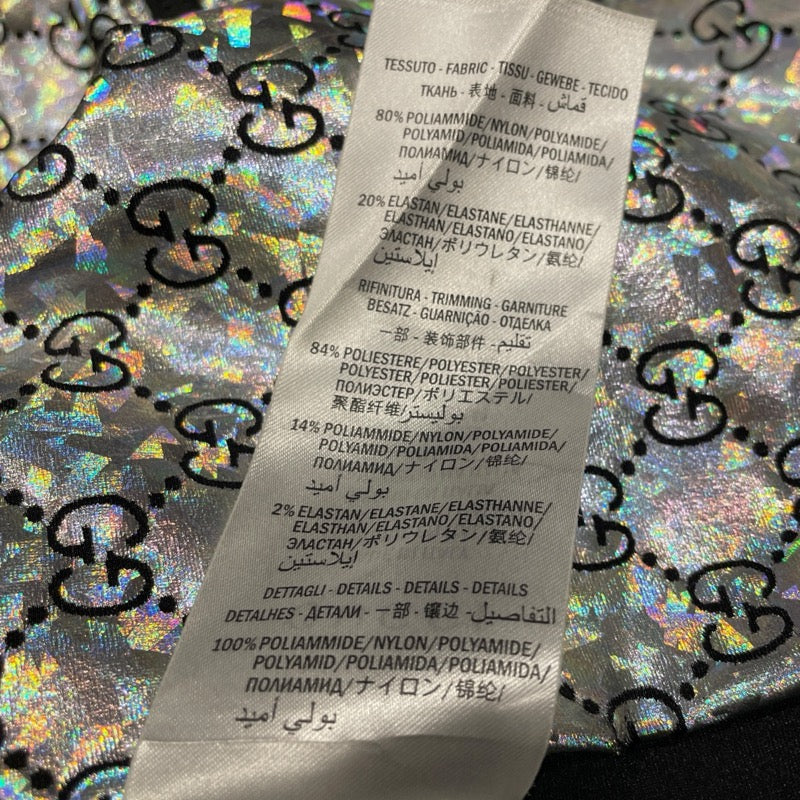 グッチ GUCCI GG総柄メタリックブルゾン シルバー ナイロン メンズ ブルゾン
