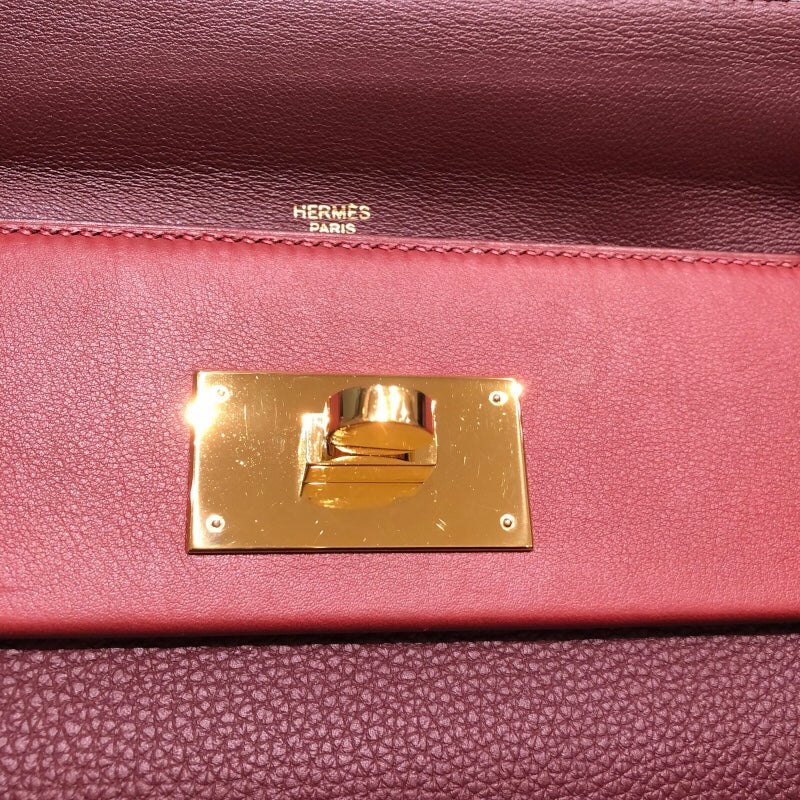 エルメス HERMES ヴァンキャトル29 C刻 ルージュアッシュ トリヨン レディース ショルダーバッグ