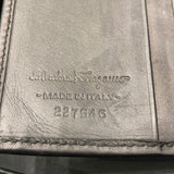 サルヴァトーレ・フェラガモ Salvatore Ferragamo ヴァラ 三つ折り財布 227546 ブラック レザー レディース 三つ折り財布