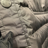 モンクレール MONCLER ニット切替ダウンジャケット グレー ウール メンズ ダウンジャケット