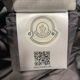 モンクレール MONCLER ニット切替ダウンジャケット グレー ウール メンズ ダウンジャケット