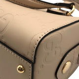 グッチ GUCCI GGスーパーミニトップハンドルバッグ 790130 ベージュ レザー レディース ショルダーバッグ