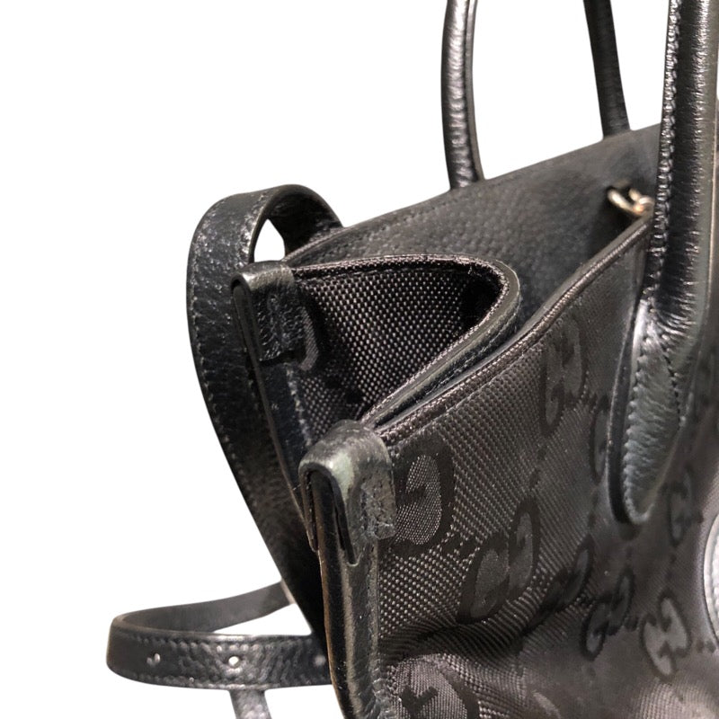 グッチ GUCCI オフザグリットトートバッグ 630355 ブラック GGナイロン ユニセックス トートバッグ
