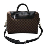 ルイ・ヴィトン LOUIS VUITTON ポルトドキュマンジュール N41438 エベヌ ダミエキャンバス ユニセックス ショルダーバッグ