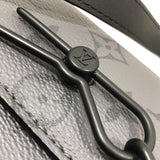 ルイ・ヴィトン LOUIS VUITTON スティーマ・ウェアラブルウォレット M11496 グレー/ターコイズ モノグラム・エクリプス リバース キャンバス メンズ ショルダーバッグ