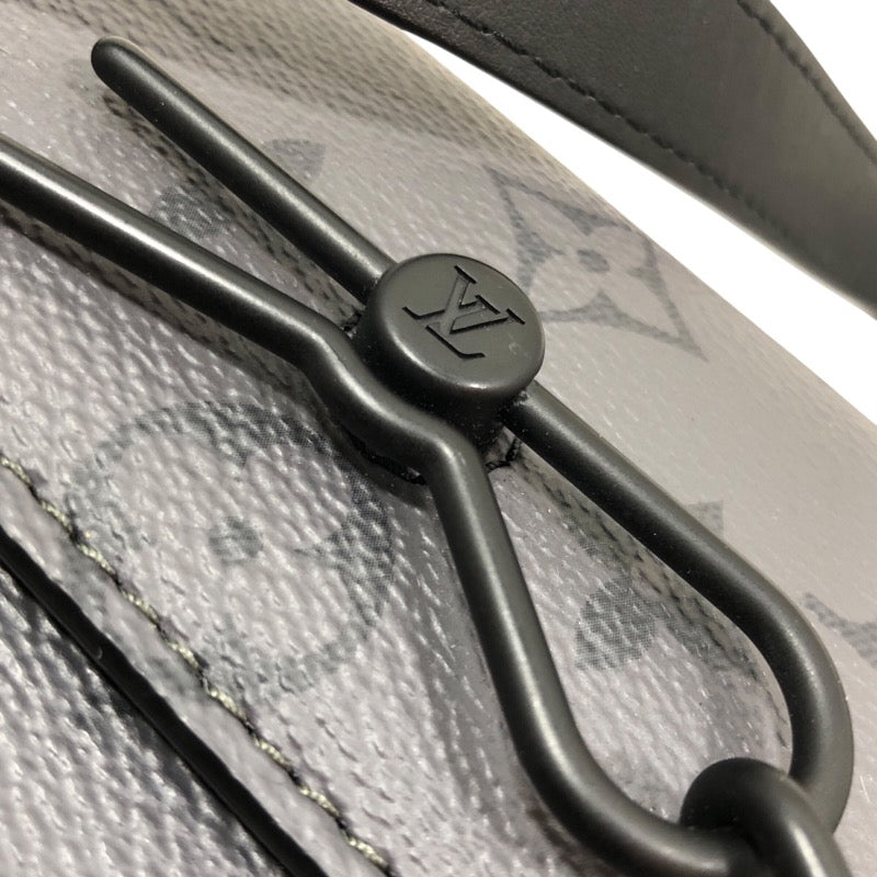 ルイ・ヴィトン LOUIS VUITTON スティーマ・ウェアラブルウォレット M11496 グレー/ターコイズ モノグラム・エクリプス リバース キャンバス メンズ ショルダーバッグ