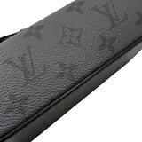 ルイ・ヴィトン LOUIS VUITTON スティーマ・ウェアラブルウォレット M11496 グレー/ターコイズ モノグラム・エクリプス リバース キャンバス メンズ ショルダーバッグ
