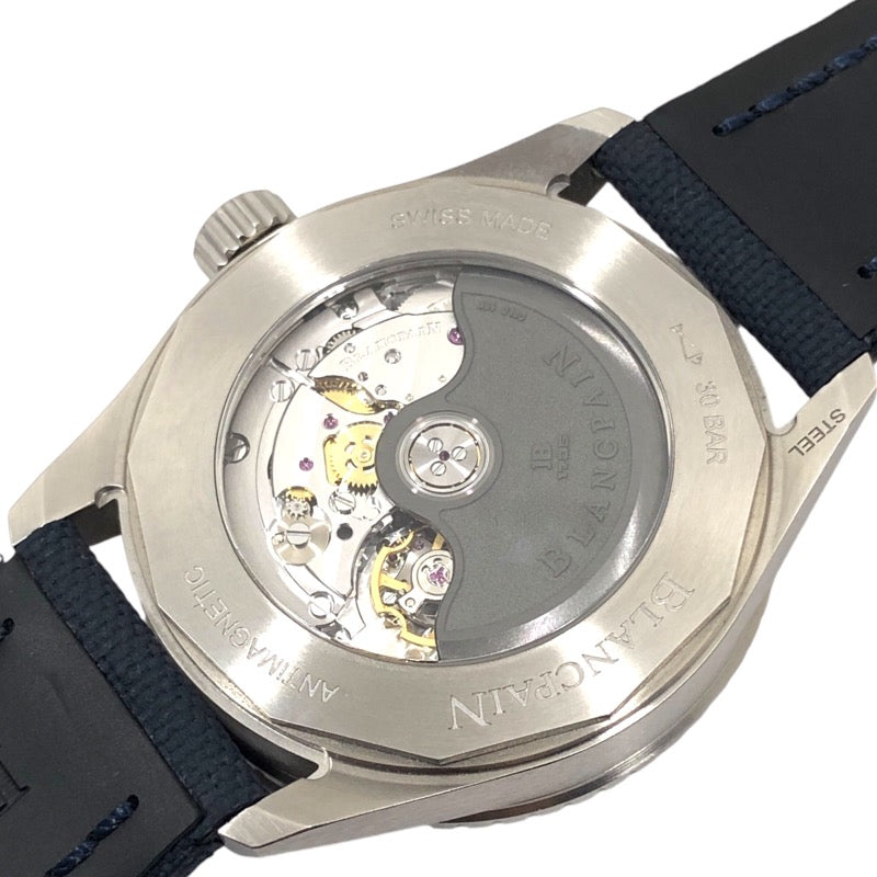 ブランパン BLANCPAIN フィフティファゾムズ バチスカーフ 5100-1140-O52A ブルー SS メンズ 腕時計