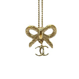 シャネル CHANEL リボン・ココマークネックレス メタル アクセサリー