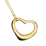 ティファニー TIFFANY＆CO オープンハートネックレス ゴールド 750YG アクセサリー