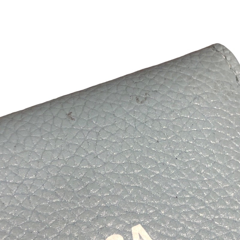 バレンシアガ BALENCIAGA キャッシュキーケース 639820 ライトブルー レザー メンズ キーケース