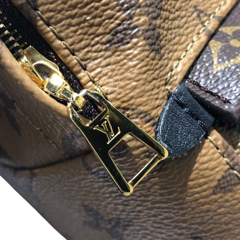 ルイ・ヴィトン LOUIS VUITTON パームスプリングスバックMINI M42411 ブラウン モノグラムリバース レディース リュック・デイパック