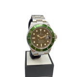 ロレックス ROLEX サブマリーナ ファット4 ビックスイス 16610LV ブラック/シルバー/グリーン SS ステンレススチール 自動巻き メンズ 腕時計