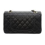 シャネル CHANEL マトラッセ25 A01112 ブラック　ゴールド金具 キャビアスキン レディース ショルダーバッグ