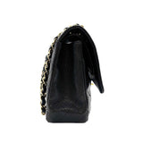 シャネル CHANEL マトラッセ25 A01112 ブラック　ゴールド金具 キャビアスキン レディース ショルダーバッグ