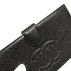 シャネル CHANEL ココマーク ロングフラップ ウォレット A13498 ブラック キャビアスキン レディース 二つ折り財布