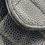 シャネル CHANEL マトラッセ25 A01112 ブラック　ゴールド金具 キャビアスキン レディース ショルダーバッグ