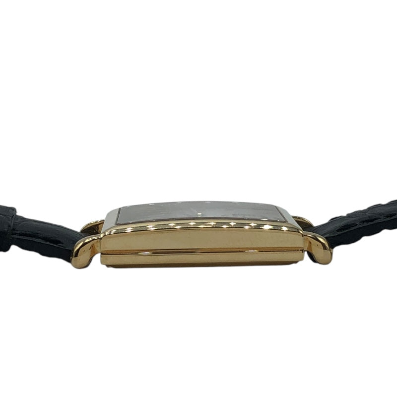 ヴァシュロン・コンスタンタン VACHERON CONSTANTIN ヒストリーク キャビノチェ ヒストリーク アイボリー K18イエローゴールド/革ベルト 手巻き メンズ 腕時計