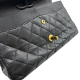 シャネル CHANEL マトラッセ25 A01112 ブラック　ゴールド金具 キャビアスキン レディース ショルダーバッグ