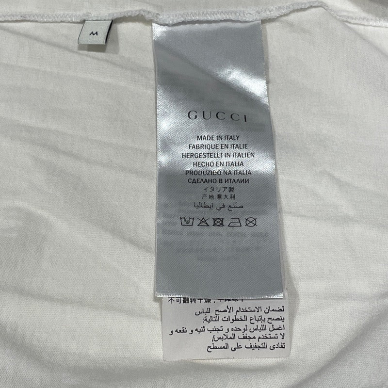 グッチ GUCCI ロゴプリントTシャツ 441685 ホワイト コットン メンズ 半袖Ｔシャツ