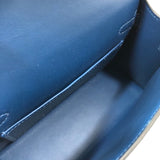 エルメス HERMES ミニケリー2 W刻印 ディープブルー/GD金具 マダム レディース ハンドバッグ