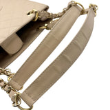 シャネル CHANEL PSTチェーントートバッグ A50994 ベージュ/GD金具 キャビアスキン レディース トートバッグ