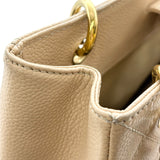 シャネル CHANEL PSTチェーントートバッグ A50994 ベージュ/GD金具 キャビアスキン レディース トートバッグ