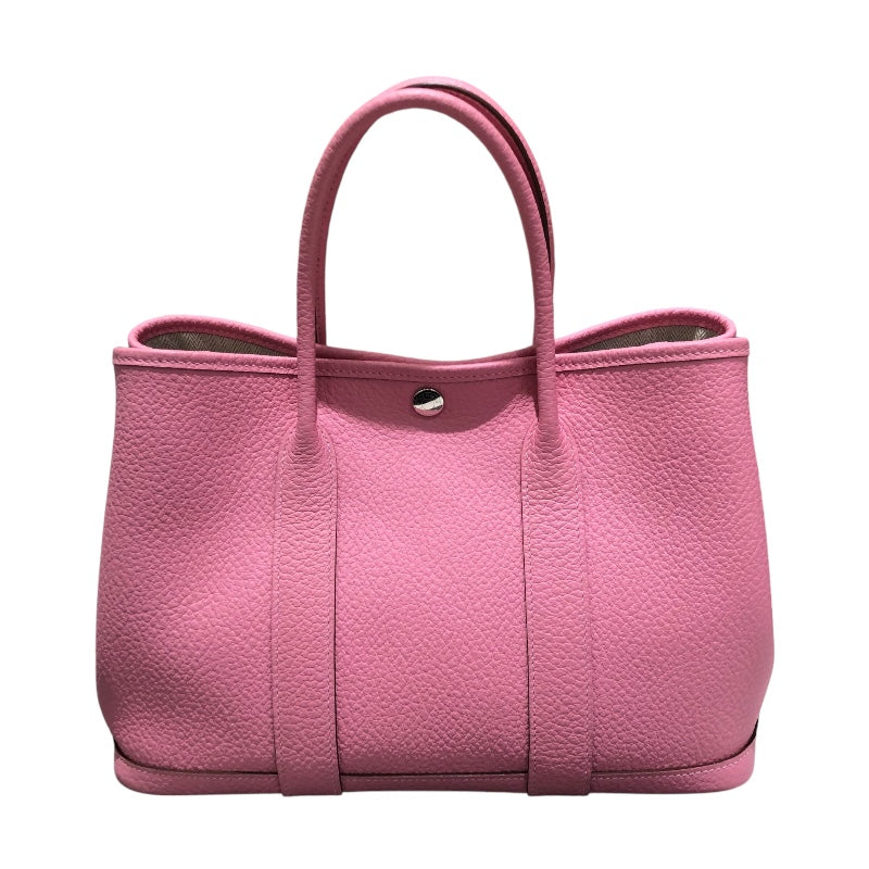 エルメス HERMES ガーデンパーティーTPM Z刻 ピンク ネゴンダ レディース ハンドバッグ