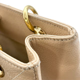 シャネル CHANEL PSTチェーントートバッグ A50994 ベージュ/GD金具 キャビアスキン レディース トートバッグ