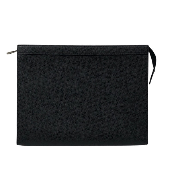 ルイ・ヴィトン LOUIS VUITTON ポシェット・ヴォワヤージュMM M30547 ノワール タイガ メンズ セカンドバッグ
