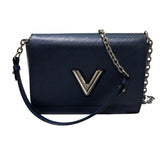 ルイ・ヴィトン LOUIS VUITTON ツイストMM M51060 インディゴブルー エピレザー レディース ショルダーバッグ
