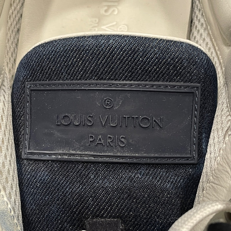 ルイ・ヴィトン LOUIS VUITTON ローカットスニーカー ネイビー キャンバス/スウェードレザー メンズ スニーカー
