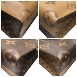 ルイ・ヴィトン LOUIS VUITTON オンザゴー MM M45321 ブラウン モノグラム・ジャイアント・リバーㇲ レディース ハンドバッグ