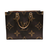 ルイ・ヴィトン LOUIS VUITTON オンザゴーMM M45321 モノグラム モノグラムジャイアント・リバース レディース ハンドバッグ