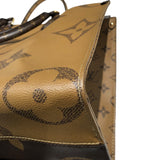 ルイ・ヴィトン LOUIS VUITTON オンザゴーMM M45321 モノグラム モノグラムジャイアント・リバース レディース ハンドバッグ
